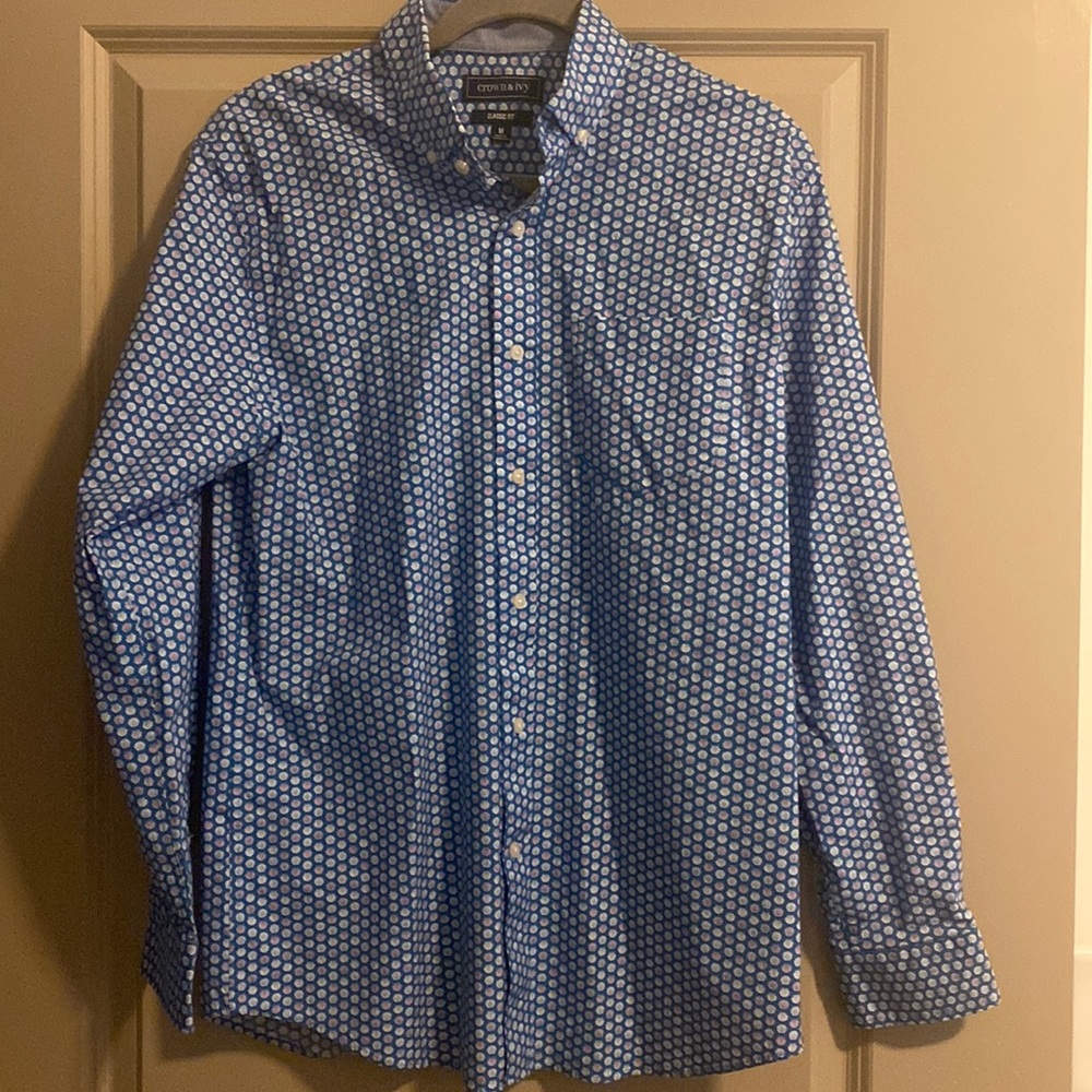 Crown & Ivy Men’s Button-Down Size M